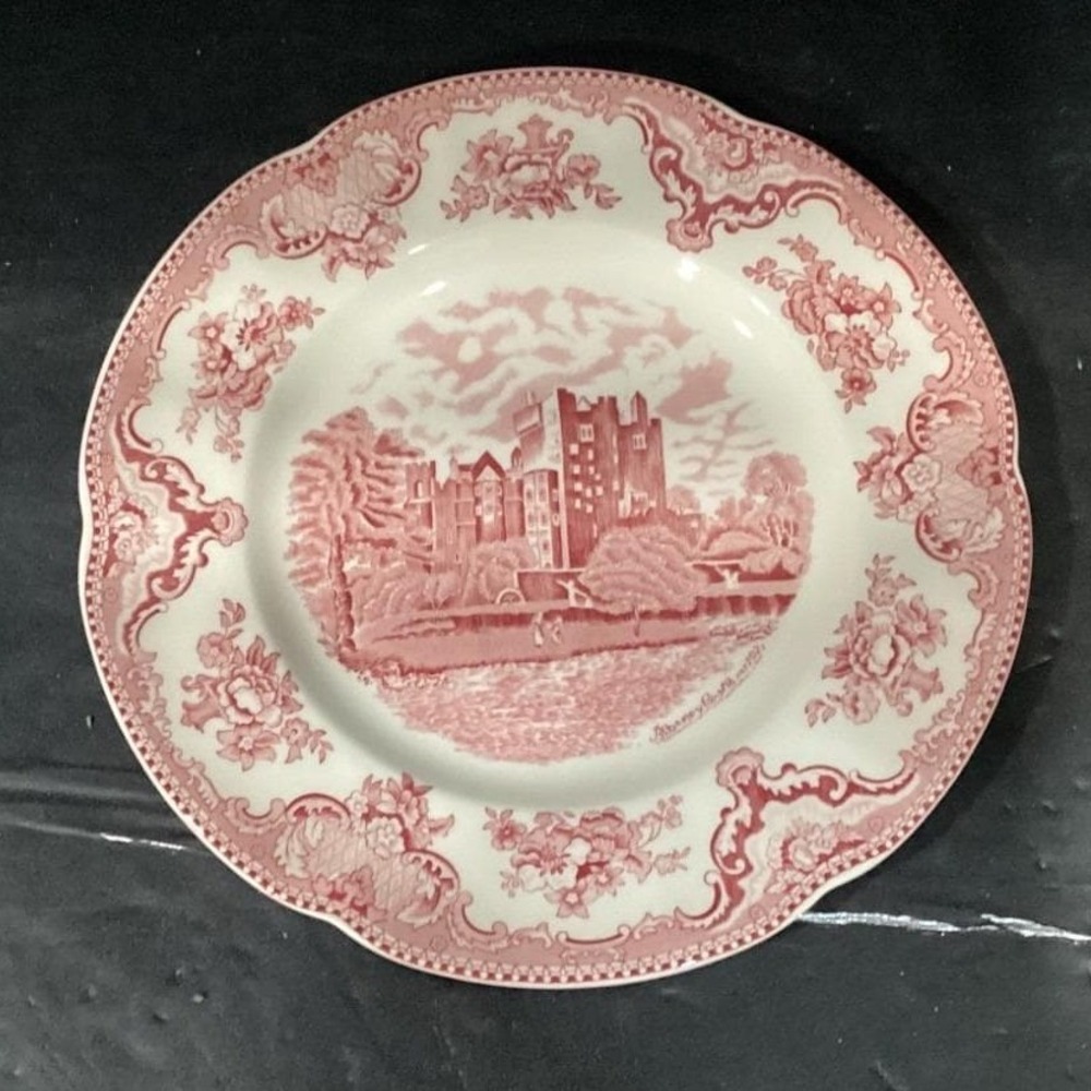Johnson Brothers Old Britain Cstles Dinner Plate, Vintage Pink Transferware - Picture 7 of 11